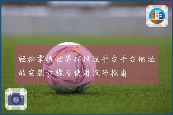 轻松掌握世界杯投注平台平台地址的安装步骤与使用技巧指南