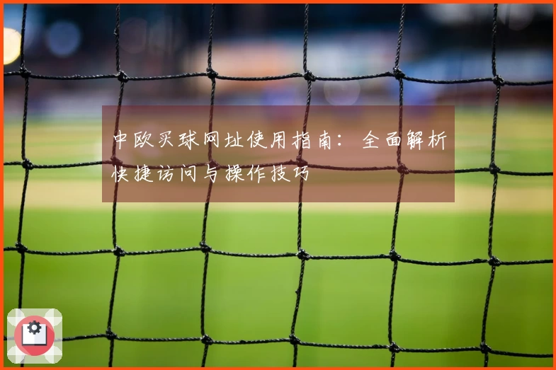 中欧买球网址使用指南:全面解析快捷访问与操作技巧